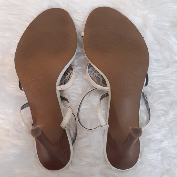 Calvin Klein Rio heeled sandals 8M - Picture 7 of 7